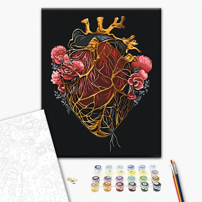 Картина по номерам Пробитая насквозь холодная и сталь © Юлия Ангелюк 40х50 см Brushme