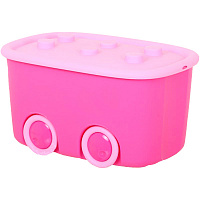 Контейнер для зберігання іграшок Curver Funny box 46 л рожевий 320x390x580 мм