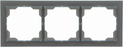 Рамка тримісна ABB NEO універсальна сірий 3901M-A00130 44
