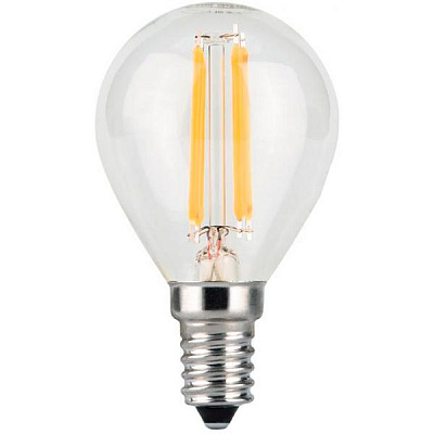 Лампа светодиодная Gauss Black Filament 105801105 G45 5 Вт E14 2700 К 220 В прозрачная 