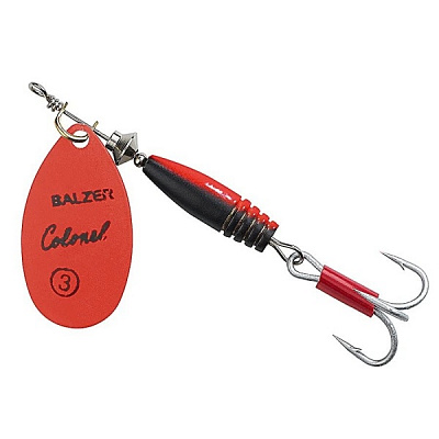 Блешня-обертова Balzer 5 г COLONEL CLASSIC червоний
