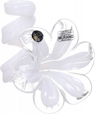 Свічник FLOWER 6PT TR MILK White cristal