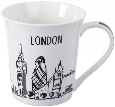 Чашка Travels London 380 мл порцеляна Fiora