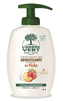Крем-мило L'Arbre Vert пом'якшувальне з натуральним екстрактом персику 300 мл 1 шт./уп.