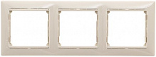Рамка трехместная Legrand Valena горизонтальная кремовый 774353