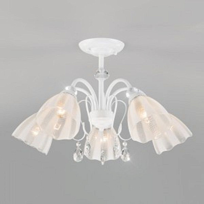 Люстра стельова Strotskis Floranse 5x60 Вт E27 білий 30155/5