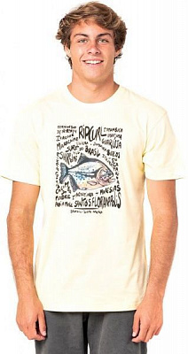 Футболка Rip Curl Destination Animals CTESS5-4822 р. M жовтий