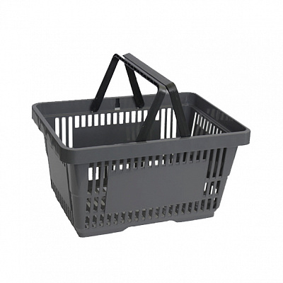 Кошик торговельний 22 л графіт 230x300x430 мм