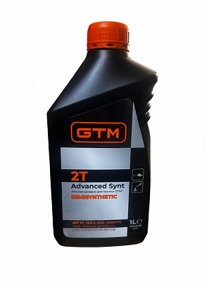 Смазка GTM Advanced Synt 2T в топливо для 2-тактных двигателей 1 л