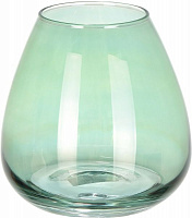 Ваза стеклянная зеленый Luster 15х15 см Wrzesniak Glassworks