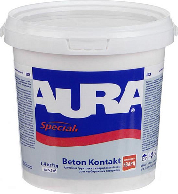 Ґрунтовка адгезійна Eskaro Beton Kontakt Aura 1,4 кг