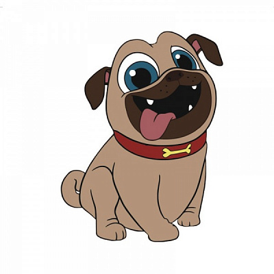 Розмальовка за номерами Strateg Веселий песик 30х30 см ES022