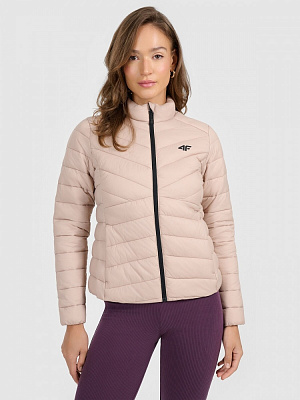 Куртка женская 4F DOWN JACKET F0855 4FWSS26TDJAF0855-83S р.S бежевая