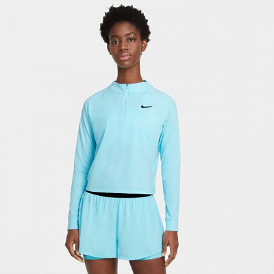 Футболка Nike W NKCT VCTRY DF TOP LS HZ CV4697-482 р.S фіолетовий