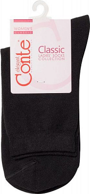 Шкарпетки жіночі Conte Classic 7С-22СП 000 р. 25 чорний