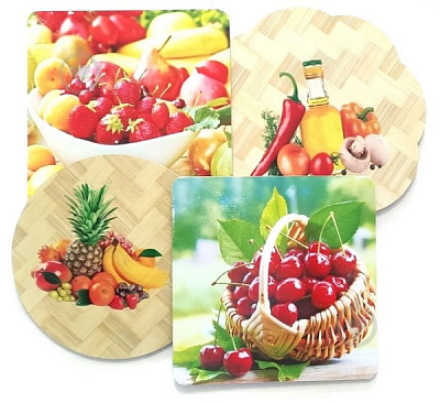 Підставка під гаряче Бамбук 14,5*14,5 см в асортименті