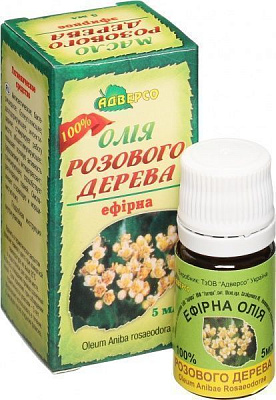 Эфирное масло Адверсо Рожевого дерева 100% 5 мл 
