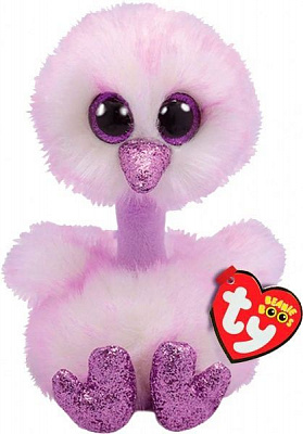 М'яка іграшка TY Beanie Boos Лавандовий страус Kenya 15 см 36329