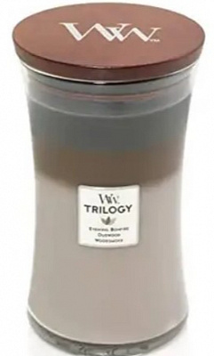 Свеча ароматическая Woodwick Large Trilogy Cozy Cabin 609 г 