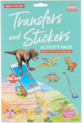 Набір наліпок Scribble Down Динозаври, з онлайн-додатком (SD / 22)