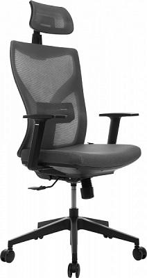 Кресло GT Racer H-3002 серый 