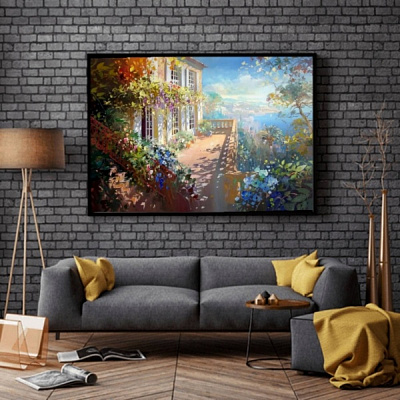 Репродукция Солнечные зайчики 35x50 см Арт Фемелі 