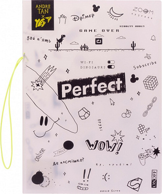 Папка-уголок А4 by Andre Tan на резинке Crystal YES 491945 