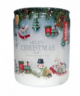 Свеча ароматическая Bolsius в стекле Witner Time 82/68 