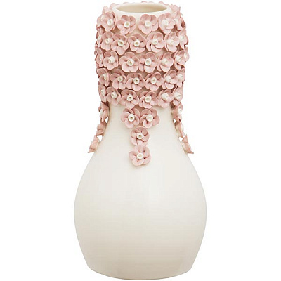 Ваза декоративная Пина розовая 26 см