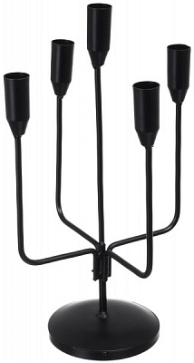 Свічник для 5 столових свічок 200x200x350 мм