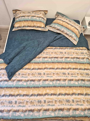 Комплект постельного белья Изумруд семейный Прованс 