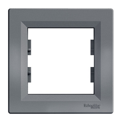 Рамка одноместная Schneider Electric Asfora универсальная алюминий EPH5800162