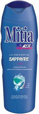 Гель для душа Mitia Сапфир 400 мл