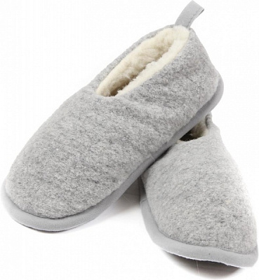 Тапки домашние Flokati Notra р.36/37 серый 
