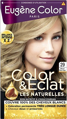Стойкая крем-краска Eugene Color Naturelles № 29 очень светлый блондин 115 мл