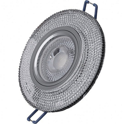 Светильник точечный Hopfen с подсветкой MR16 3 Вт GU5.3 4500 К прозрачный/хром CR 0516 LED 3W 