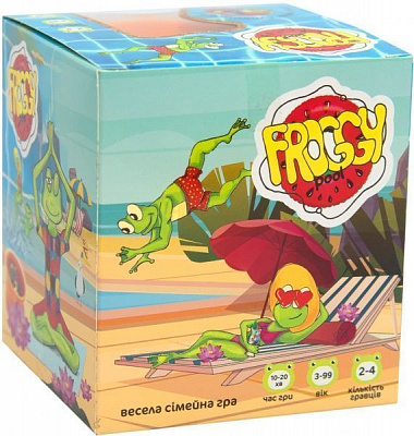 Гра настільна Strateg Froggy Pool 30352
