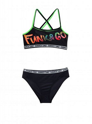 Купальник для дівчаток Conte-Kids E Fun р.146 /76 см чорний