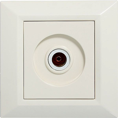 Розетка TV UP! (Underprice) Vesta кремовый