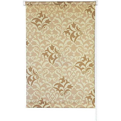 Ролета мини Delfa Футура 43x170 см кофейная 