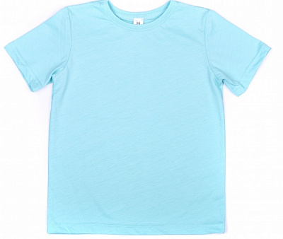 Футболка унисекс Luna Kids р.128 аквамарин 