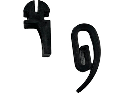 Комплект фурнитуры Quadrum Square line наборной черный 100 шт.