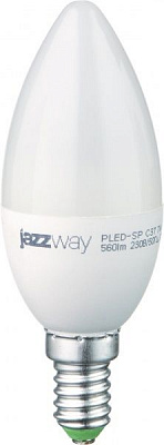 Лампа светодиодная Jazzway PLED-SP 7 Вт C37 матовая E14 220-240 В 5000 К C37 7w 5000K E14 