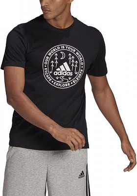Футболка Adidas M CRCL XPLR T GL2840 L чорний