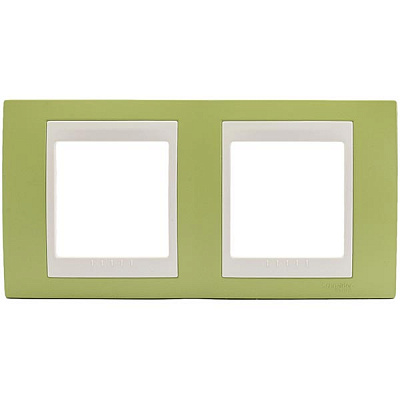 Рамка Unica MGU6.004.563 хамелеон зеленое яблоко/бежевый