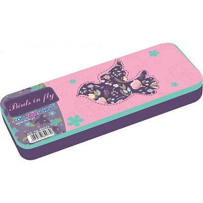 Пенал шкільний Birds in Fly CF85577 Cool For School бузковий