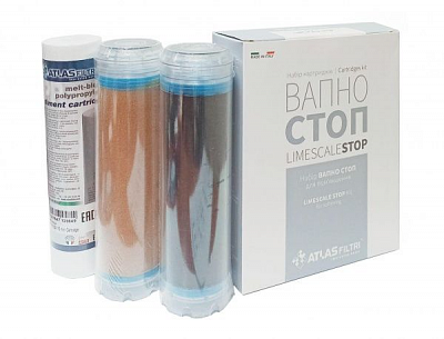 Набор картриджей Atlas Filtri для тройных систем Известь Стоп LSP000002