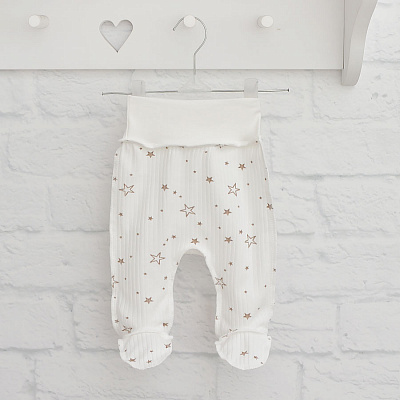 Ползунки Blanka Звездочка р.56-62 белый 14290