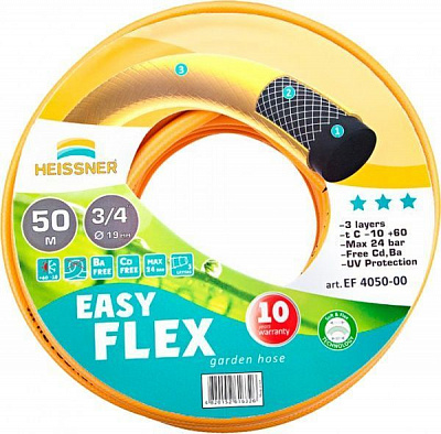 Шланг для полива Heissner Easy-Flex EF 3/4