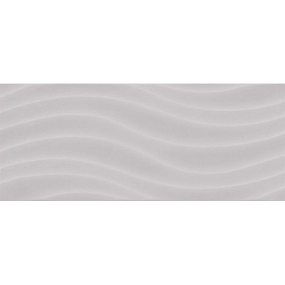 Плитка Golden Tile Osaka Wave рельєф сірий 522151 20x50